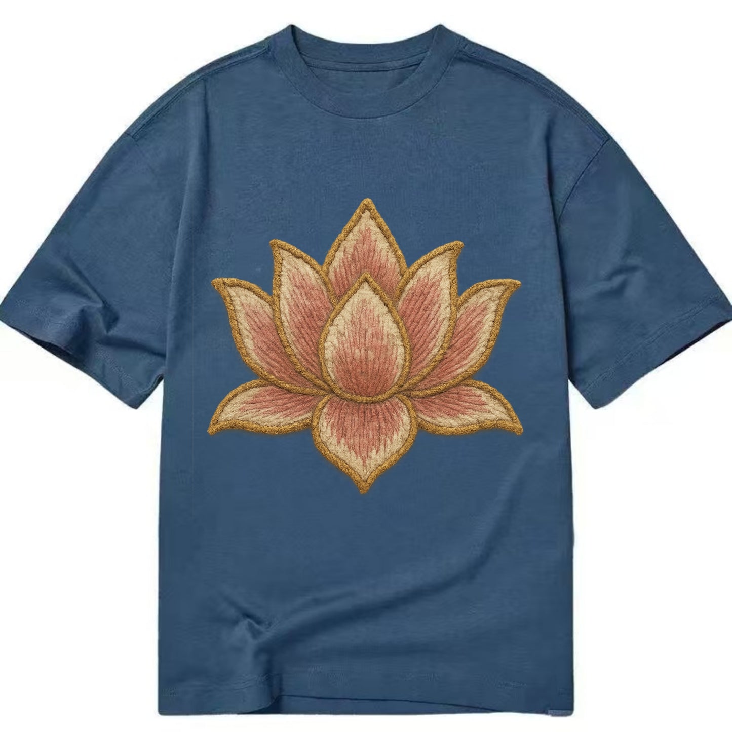 Lotus Flower - Classic T-shirt - Twilight Navy(Blue)