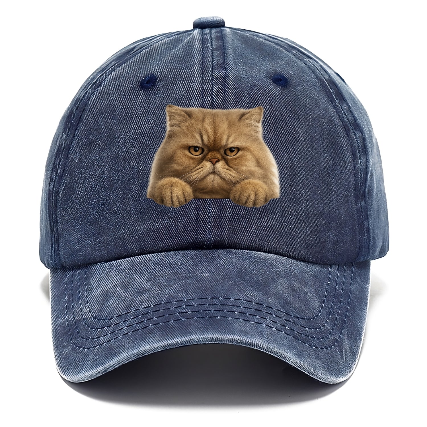 Persian Cat  - Classic Cap - Twilight Navy(Blue)