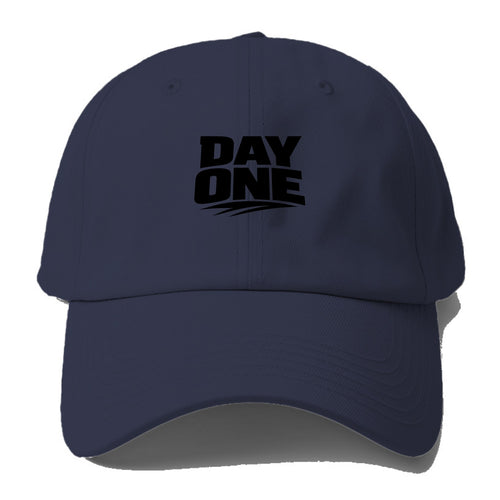 Bold typography design - DAY ONE - original friend, from the start - Baseball Cap For Big Heads