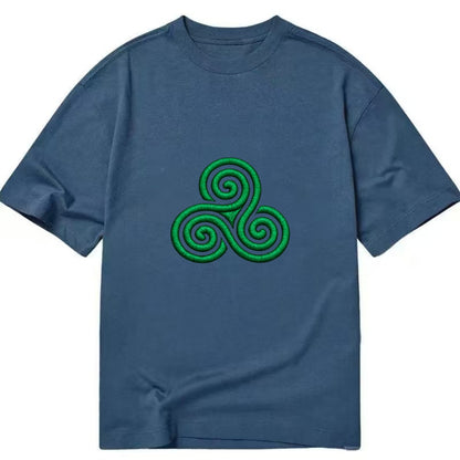 Triple Spiral - Classic T-shirt - Twilight Navy(Blue)