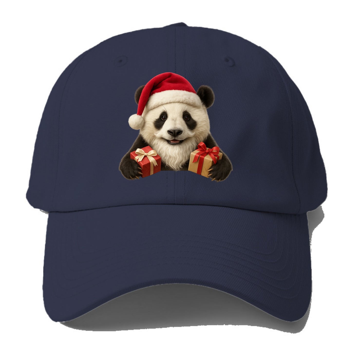 Santa Panda  - Baseball Cap For Big Heads - Twilight Navy(Blue)
