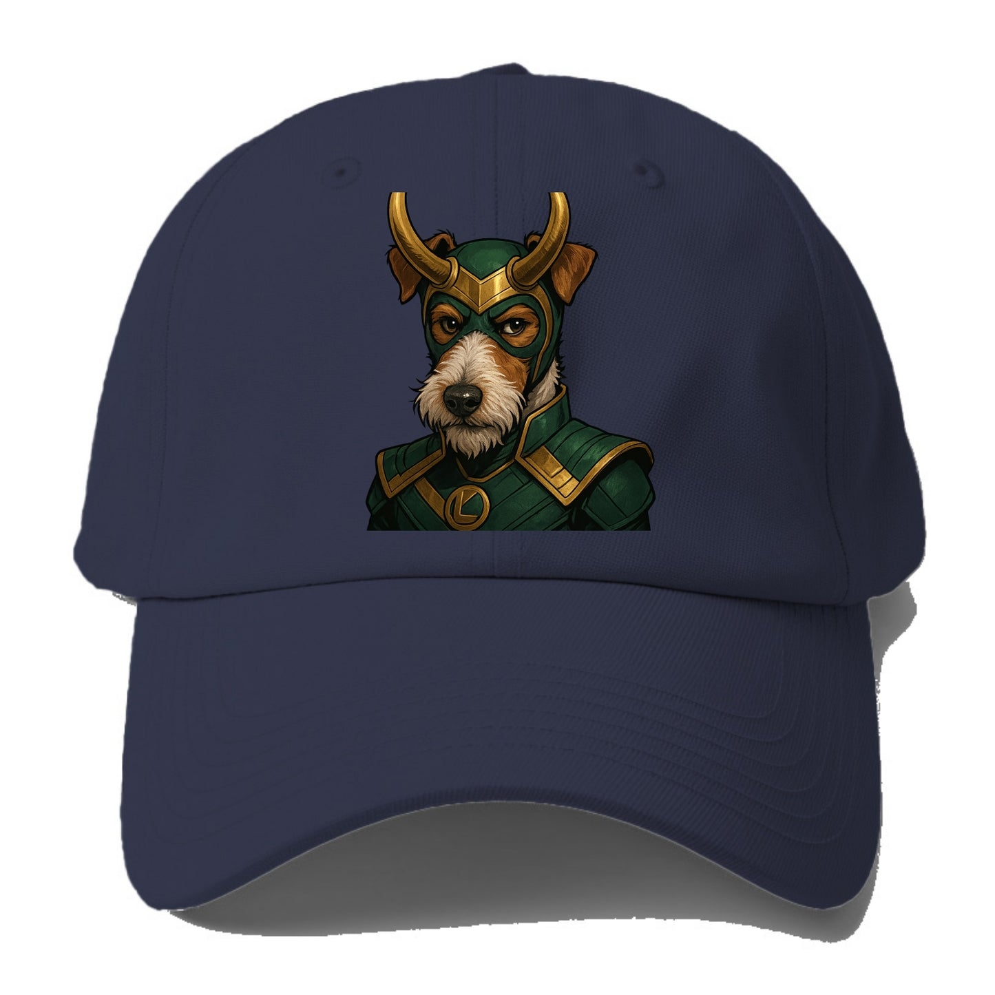 Fox Terrier Loki  - Baseball Cap - Twilight Navy(Blue)