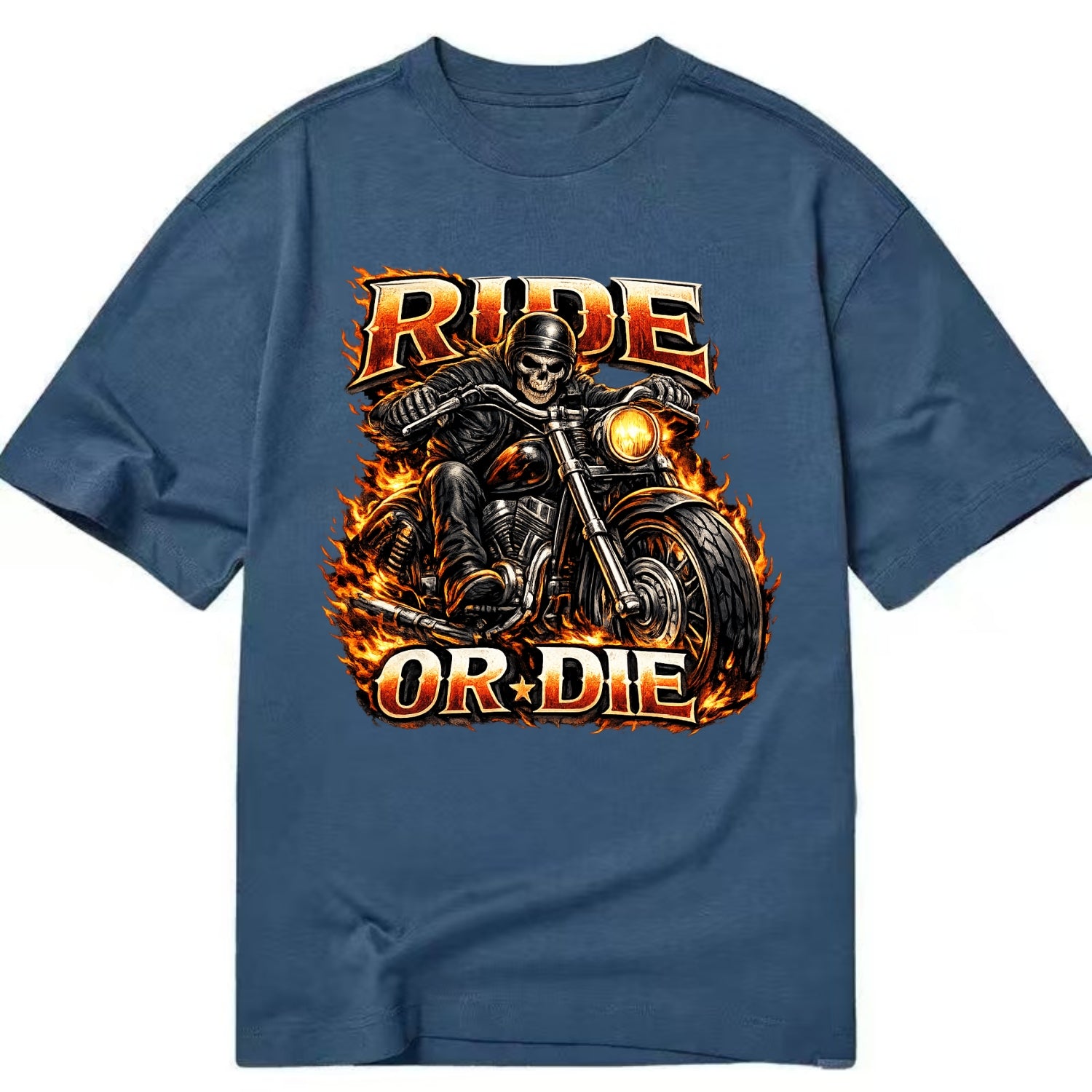 Ride Or Die - Classic T-shirt - Twilight Navy(Blue)