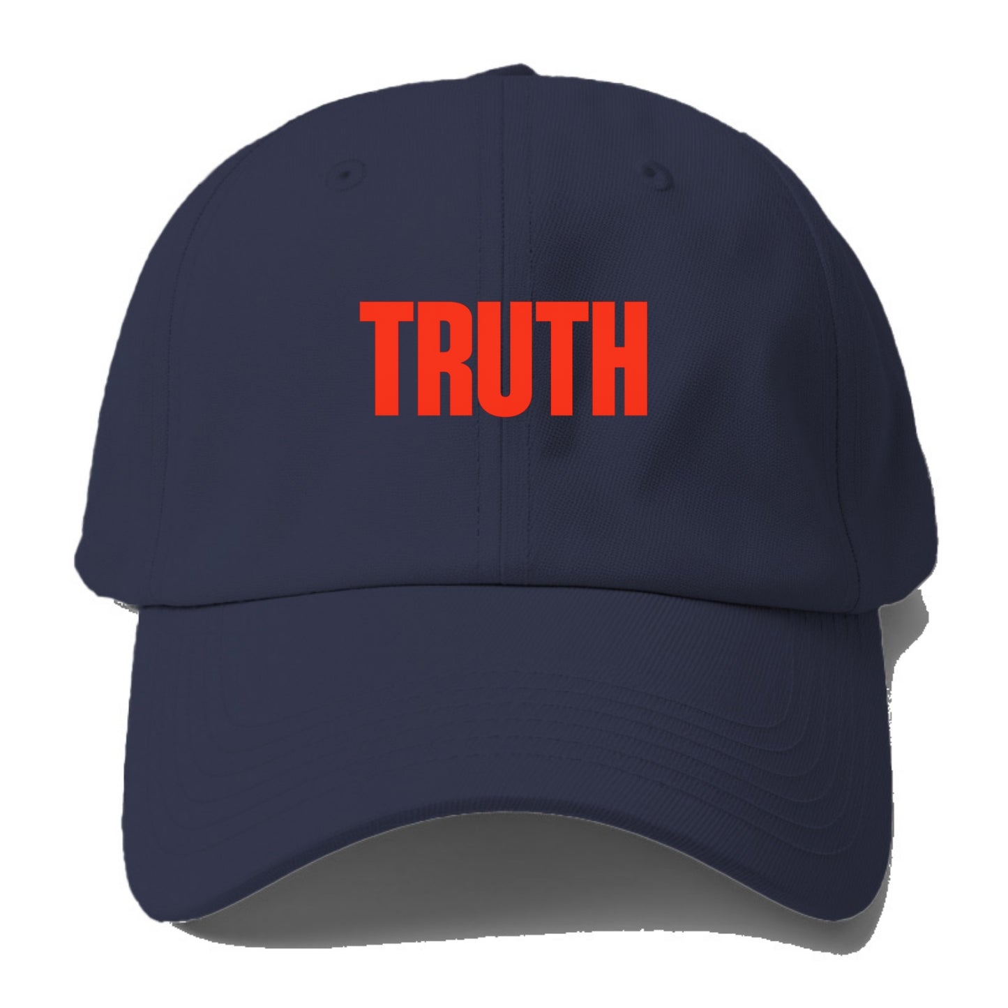 Bold typography design - "TRUTH" - honesty, reality - Baseball Cap - Twilight Navy(Blue)