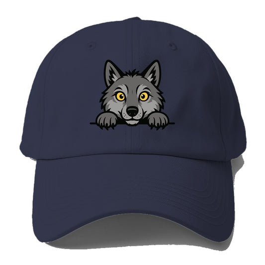 Wolf  - Baseball Cap For Big Heads - Twilight Navy(Blue)