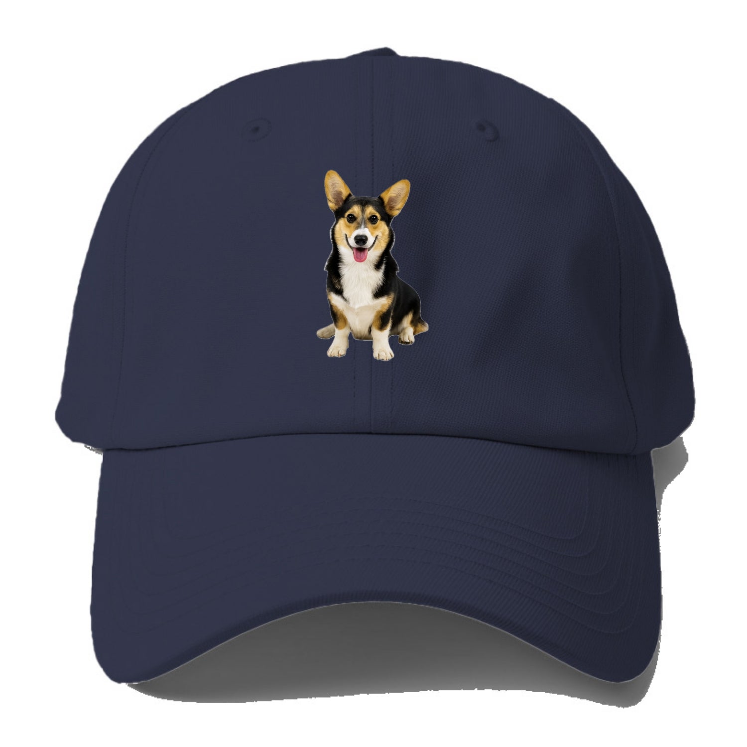 Tricolor Corgi - Baseball Cap - Twilight Navy(Blue)