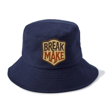 BREAK;MAKE THE RULES Rebel Red Snapback - Bucket Hat - Twilight Navy(Blue)