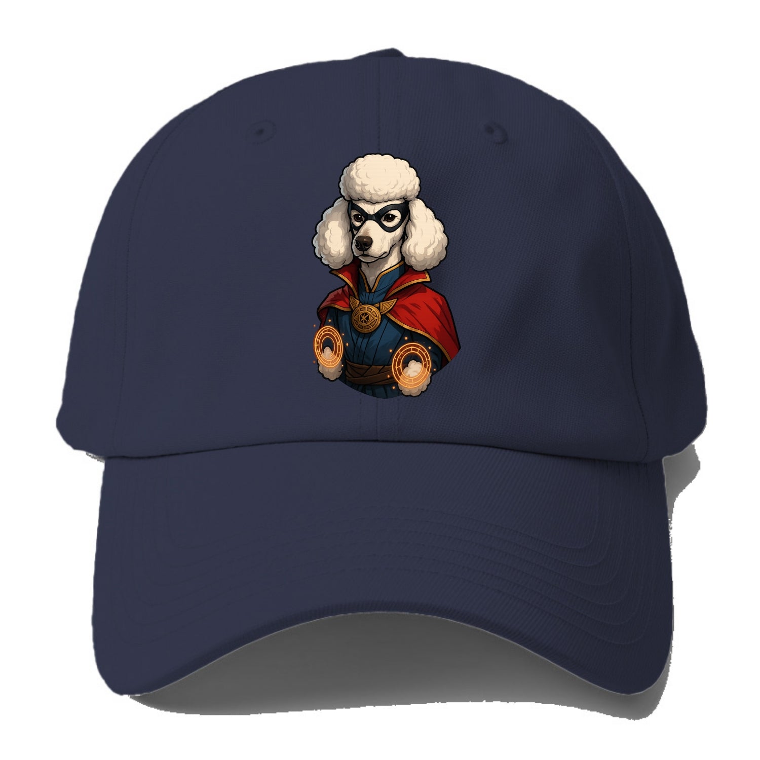Poodle Doctor Strange  - Baseball Cap Fo - Baseball Cap For Big Heads - Twilight Navy(Blue)