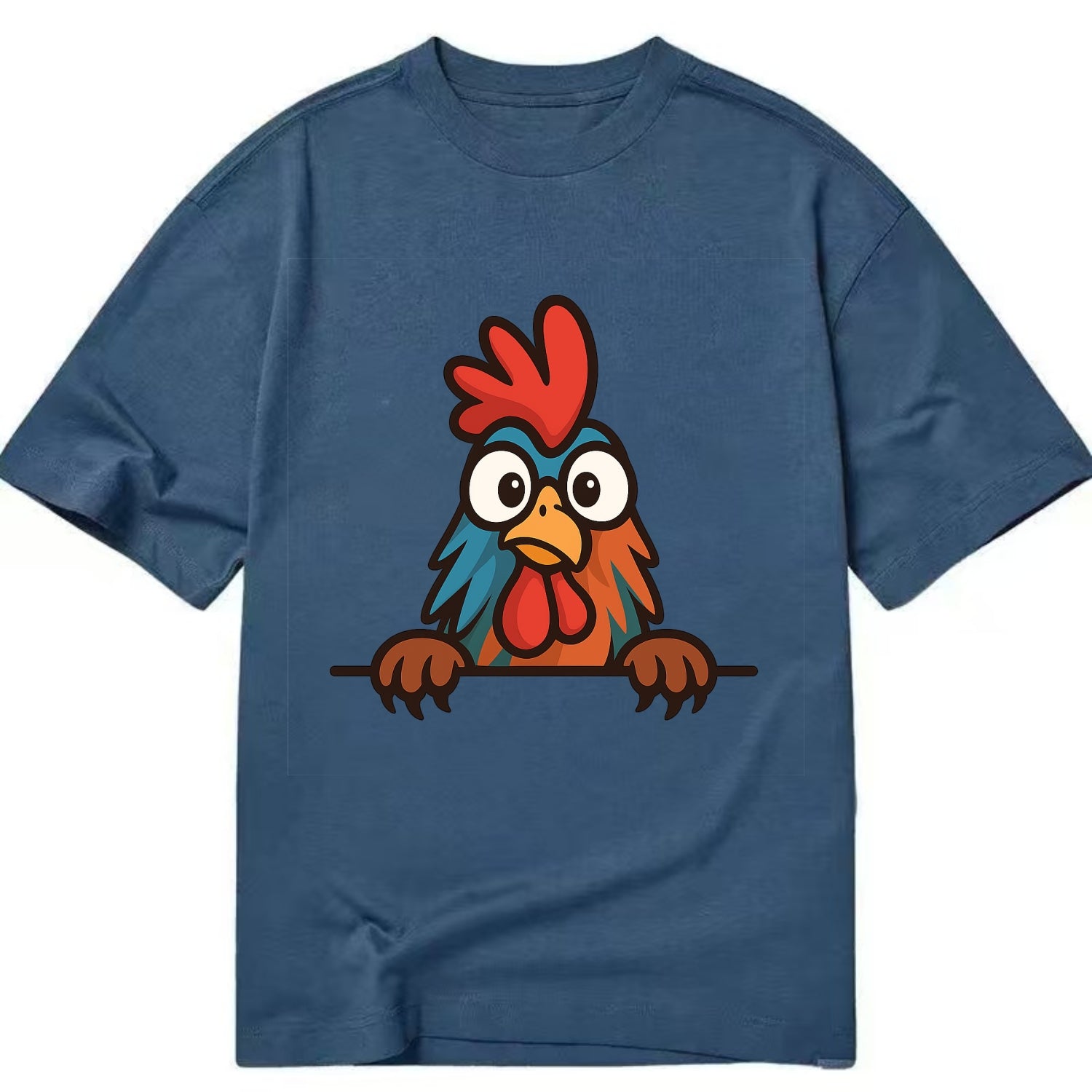 Rooster  - Classic T-shirt - Twilight Navy(Blue)