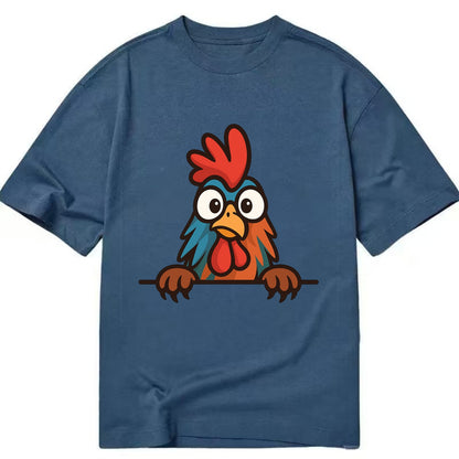 Rooster  - Classic T-shirt - Twilight Navy(Blue)