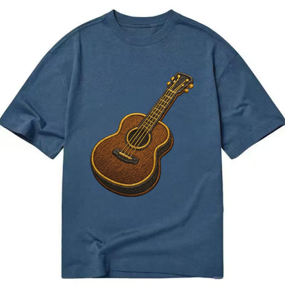Vintage Guitar  - Classic T-shirt - Twilight Navy(Blue)