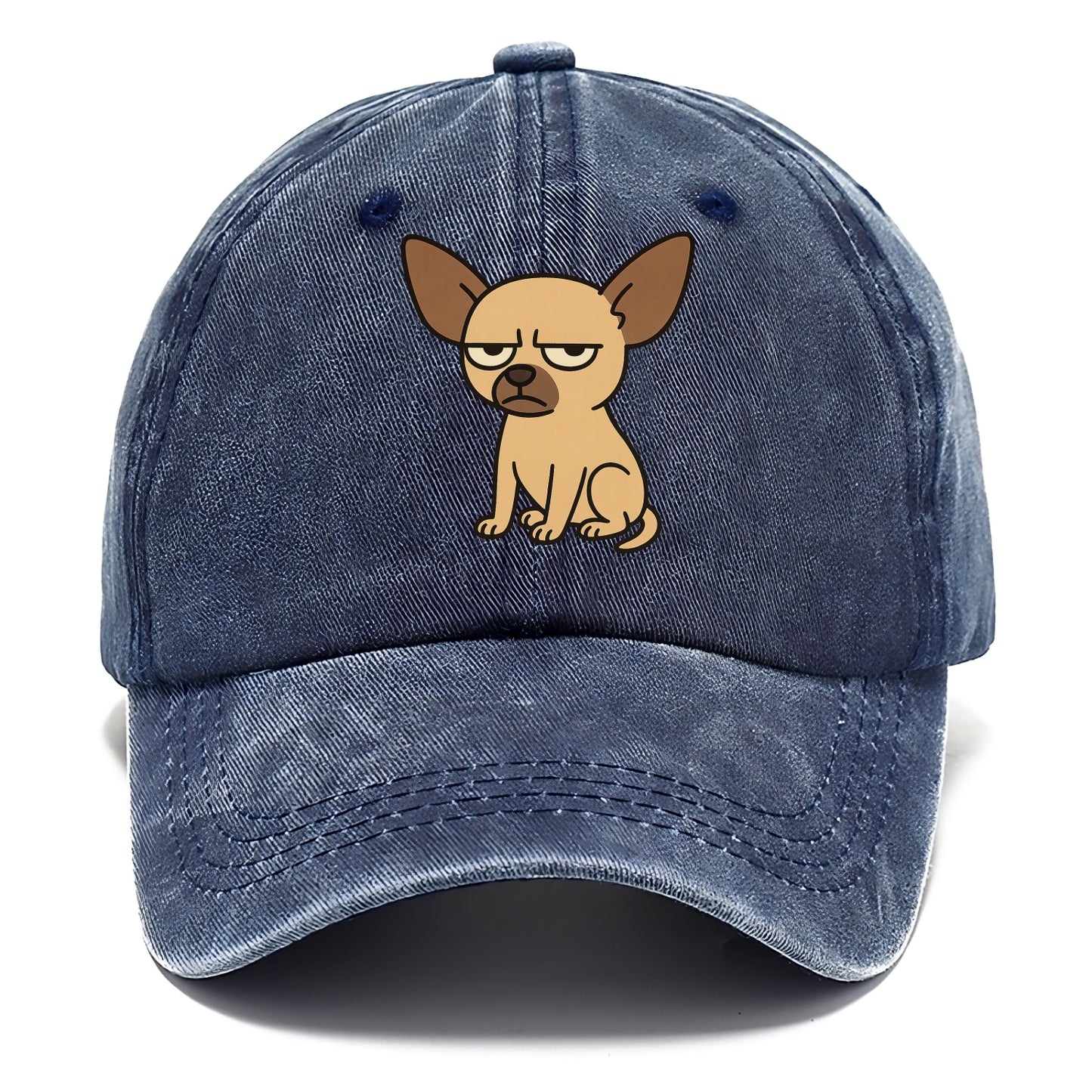 The Chihuahua Judging Silently - Classic Cap - Twilight Navy(Blue)