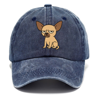 The Chihuahua Judging Silently - Classic Cap - Twilight Navy(Blue)