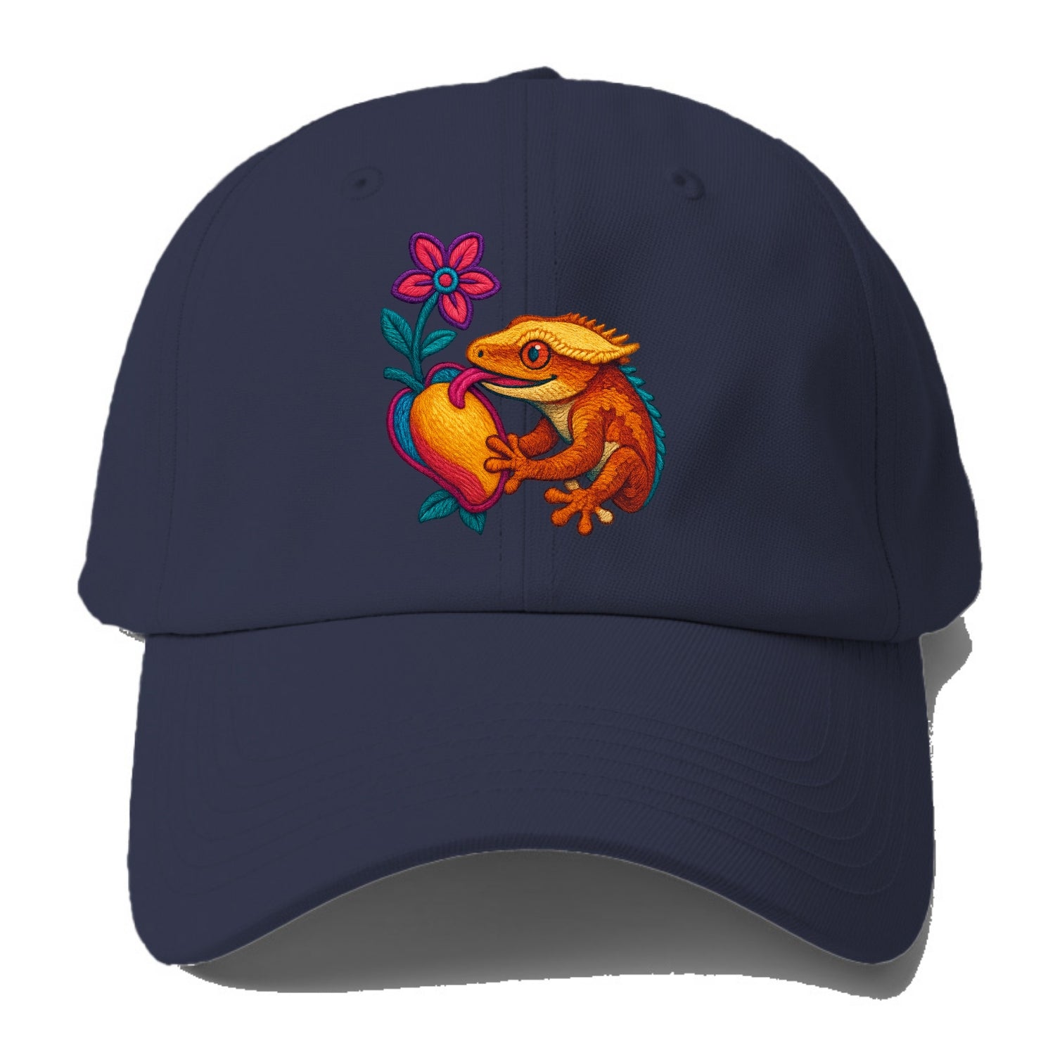 Crested Gecko - Baseball Cap For Big Heads - Twilight Navy(Blue)