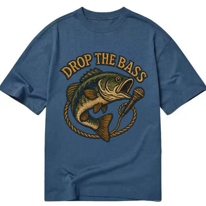 Drop The Bass  - Classic T-shirt - Twilight Navy(Blue)