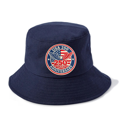 Usa 250th Anniversary Eagle - Bucket Hat - Twilight Navy(Blue)