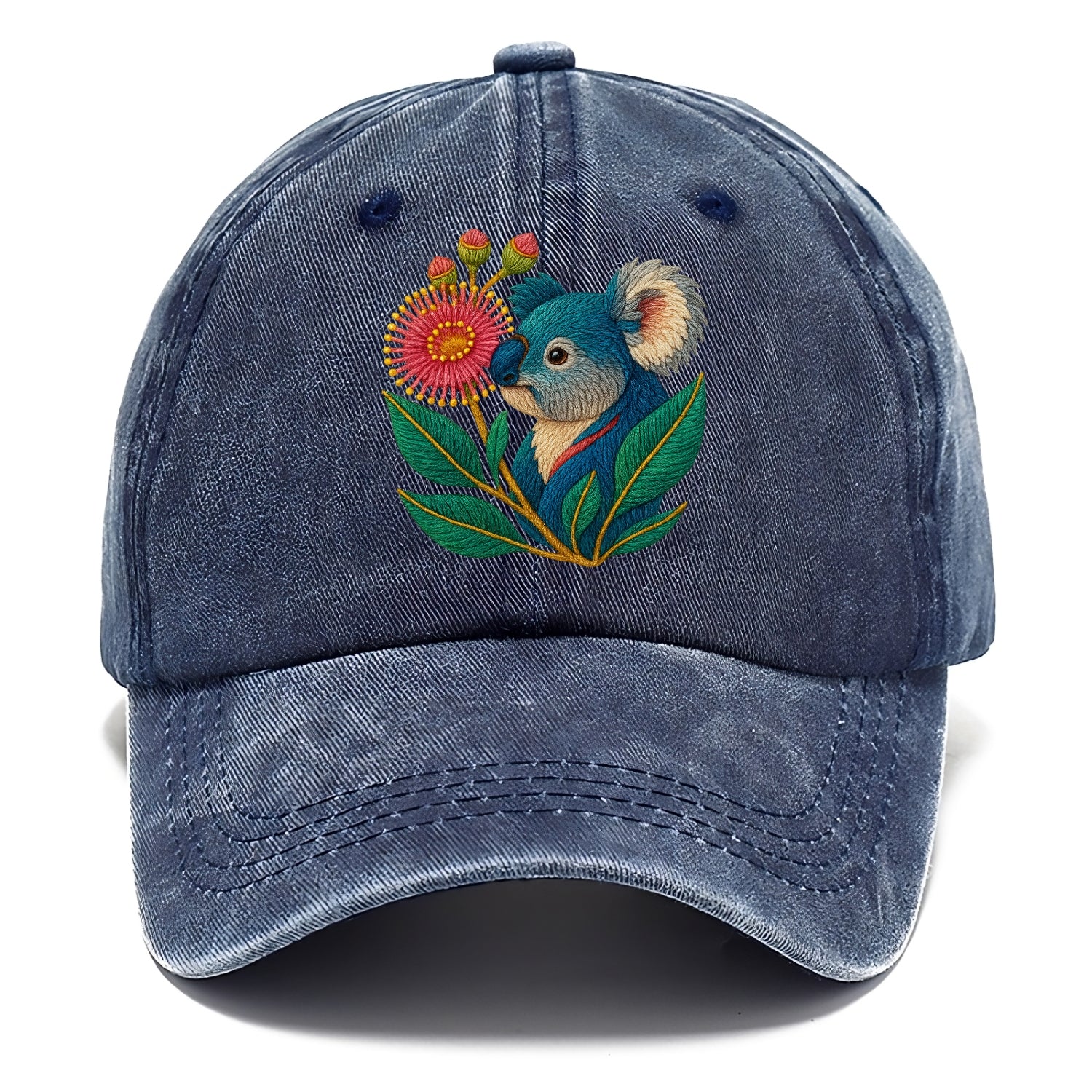 Koala Eucalyptus Bloom - Classic Cap - Twilight Navy(Blue)