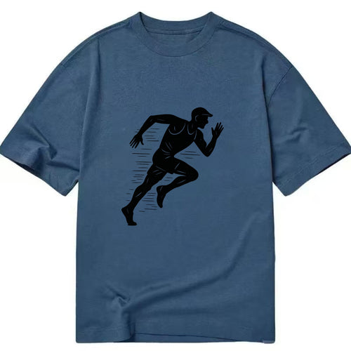 Runner in full stride sprinting - Classic T-shirt