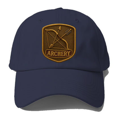 Bow and arrow crossed - archery enthusiast - Baseball Cap For Big Heads - Twilight Navy(Blue)