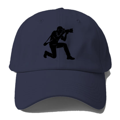 Photographer capturing perfect shot - Baseball Cap For Big Heads - Twilight Navy(Blue)