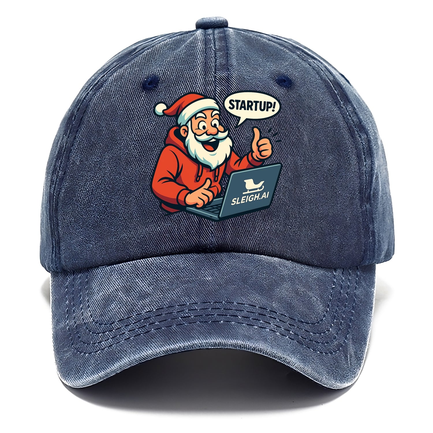 Santa Tech Startup CEO - Classic Cap - Twilight Navy(Blue)