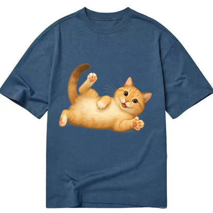 Therapy Cat  - Classic T-shirt - Twilight Navy(Blue)