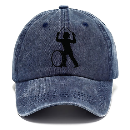 Drummer with drumsticks raised high - Classic Cap - Twilight Navy(Blue)