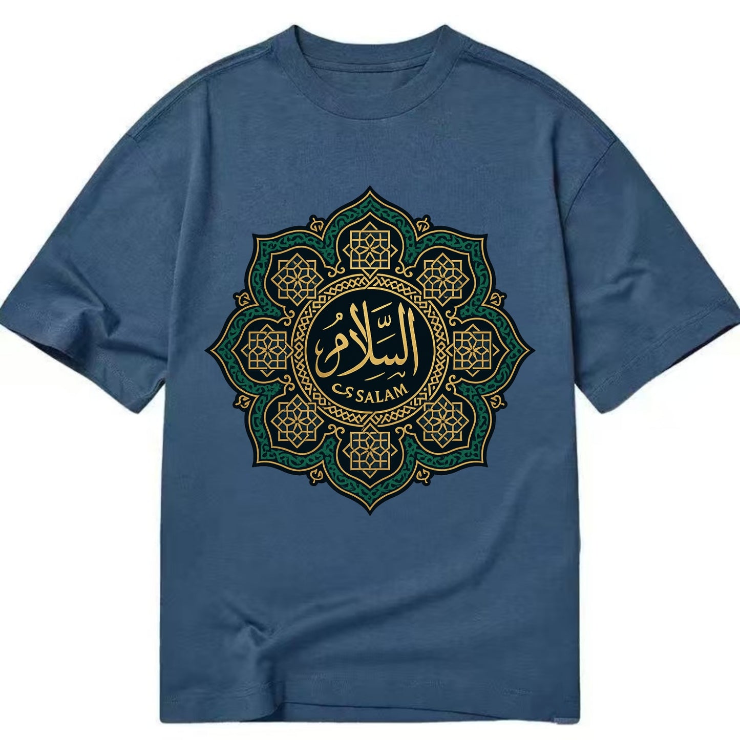 As-Salam Mandala - Classic T-shirt - Twilight Navy(Blue)