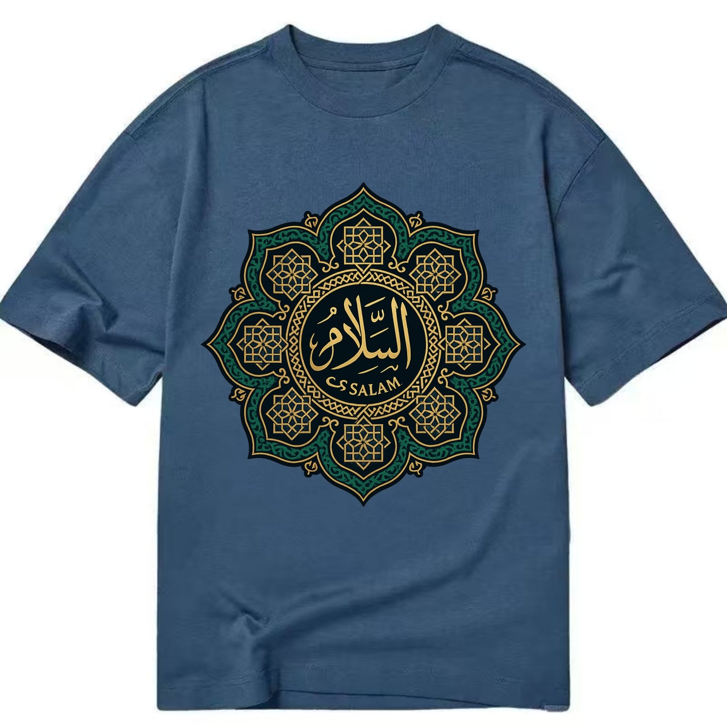 As-Salam Mandala - Classic T-shirt - Twilight Navy(Blue)