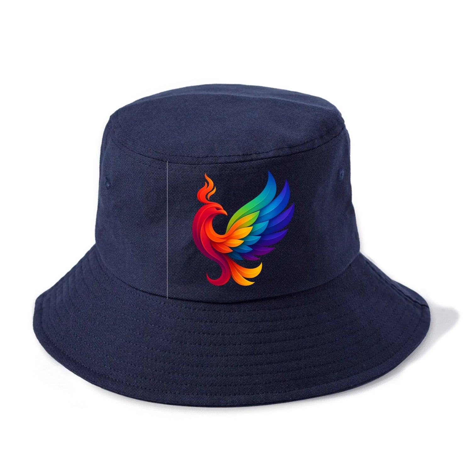 Liberation Bird - Phoenix with each feat - Bucket Hat - Twilight Navy(Blue)