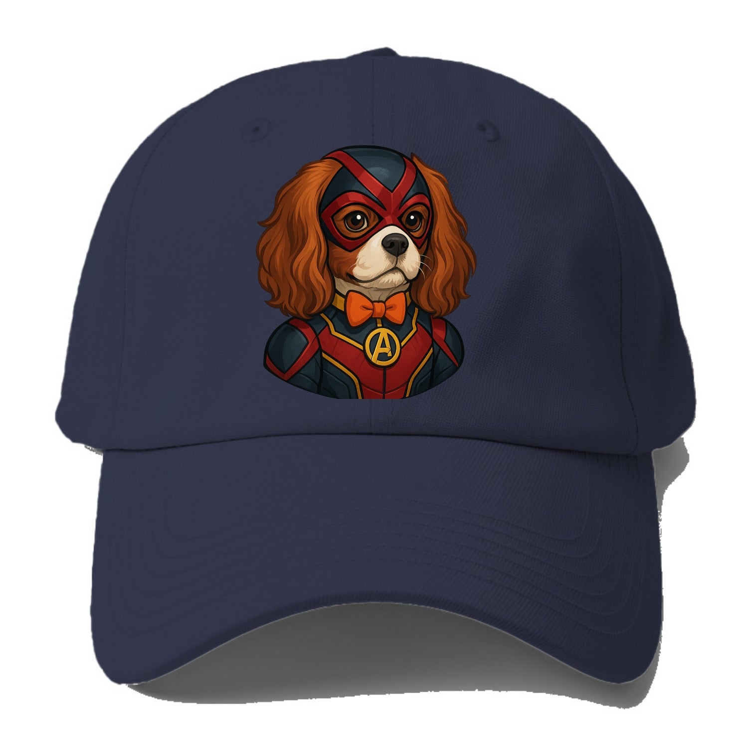 Cavalier King Charles Friendly Hero  - B Baseball Cap - Twilight Navy(Blue)