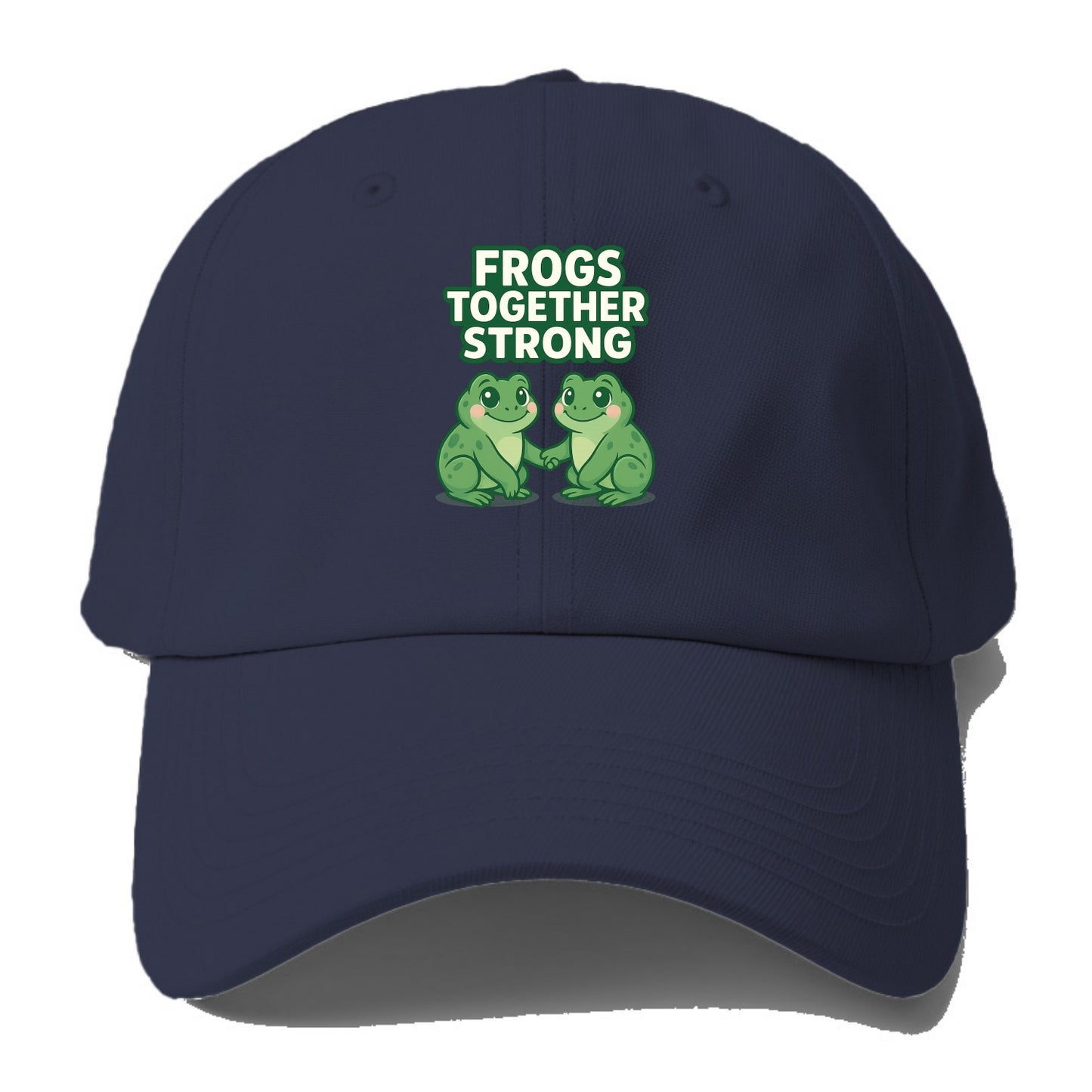 Frogs Together Strong 2 - Baseball Cap - Twilight Navy(Blue)