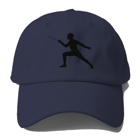 Fencer in lunge position - Baseball Cap For Big Heads - Twilight Navy(Blue)