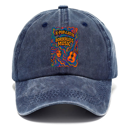 K-Pop and Latin fusion explosion - "Borderless Music" - cross-cultural sounds - Classic Cap - Twilight Navy(Blue)