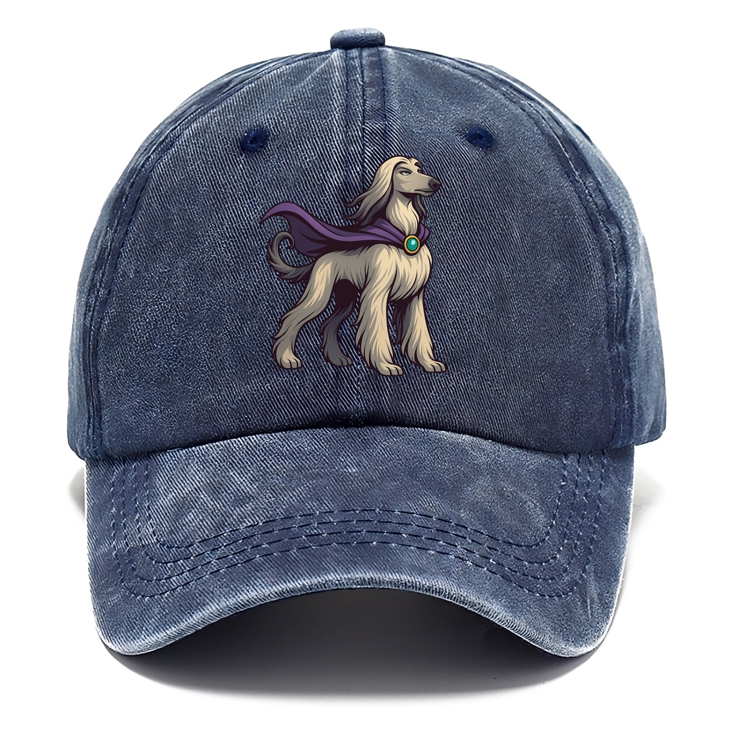 Afghan Hound Mystic Hero  - Classic Cap - Twilight Navy(Blue)