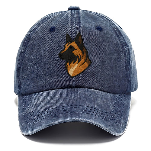 Belgian Tervuren - Fawn with black overlay embroidered design - Classic Cap