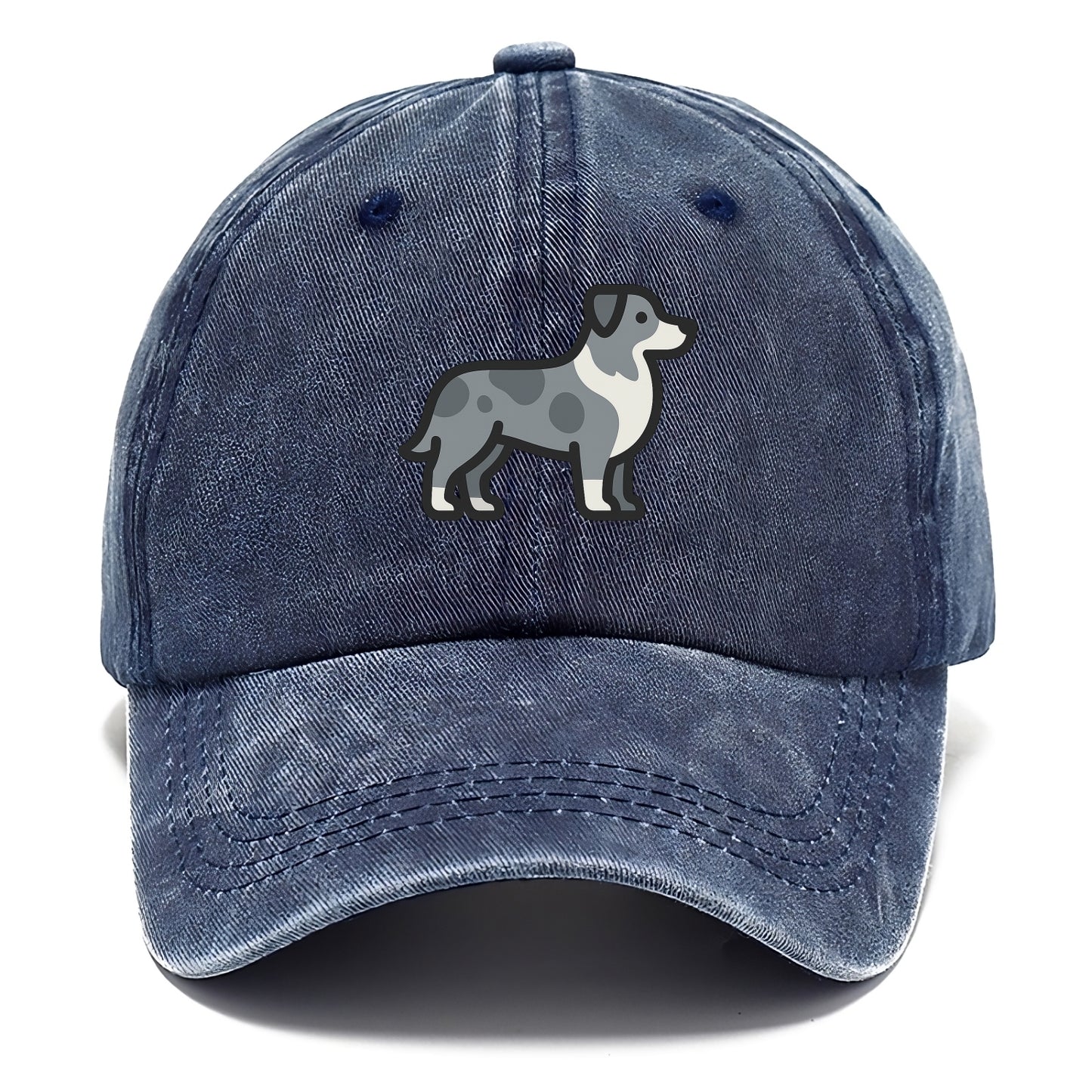 Australian Shepherd - Blue merle flat side profile - Classic Cap - Twilight Navy(Blue)