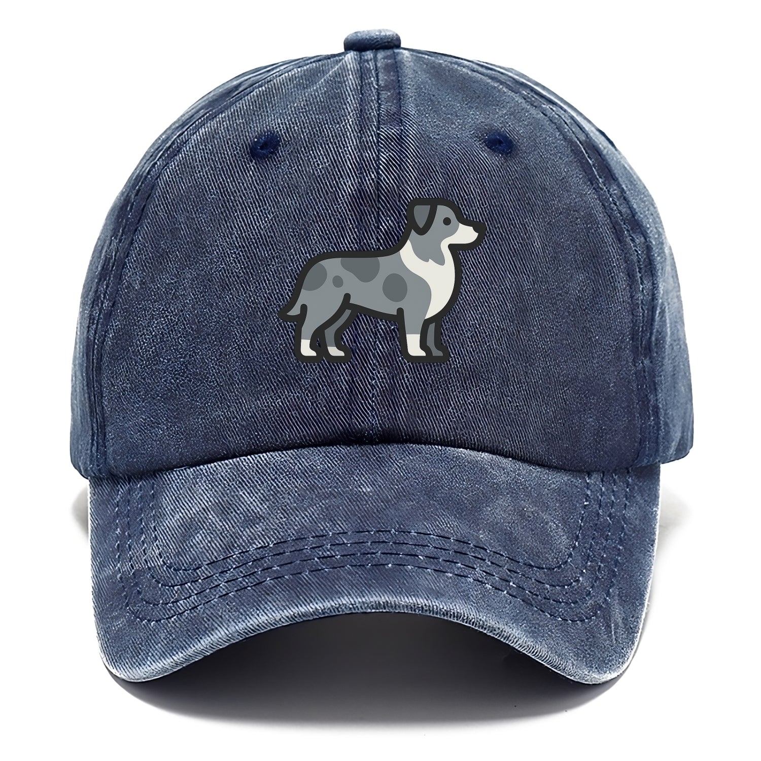 Australian Shepherd - Blue merle flat side profile - Classic Cap - Twilight Navy(Blue)
