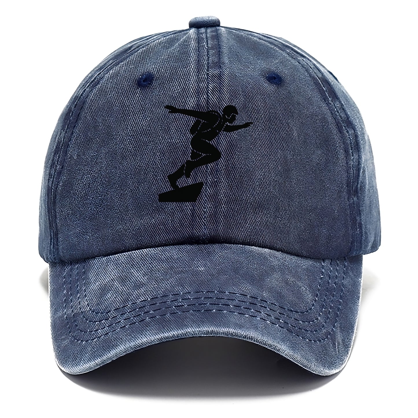 Base jumper launching off - Classic Cap - Twilight Navy(Blue)