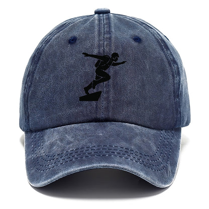 Base jumper launching off - Classic Cap - Twilight Navy(Blue)