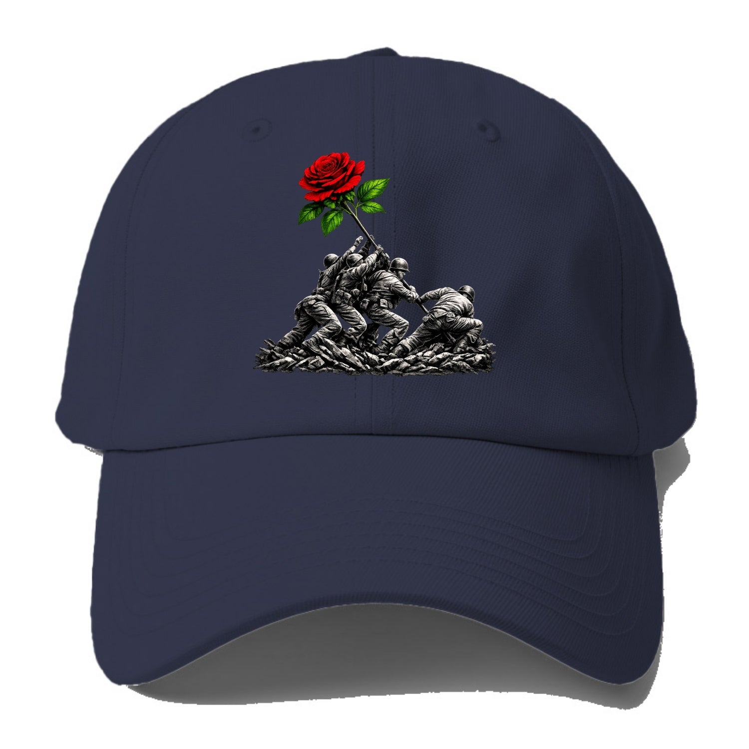 Iwo Jima Rose - Baseball Cap - Twilight Navy(Blue)