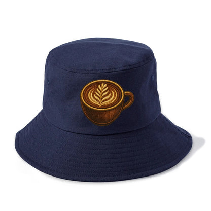 Latte Art  - Bucket Hat - Twilight Navy(Blue)