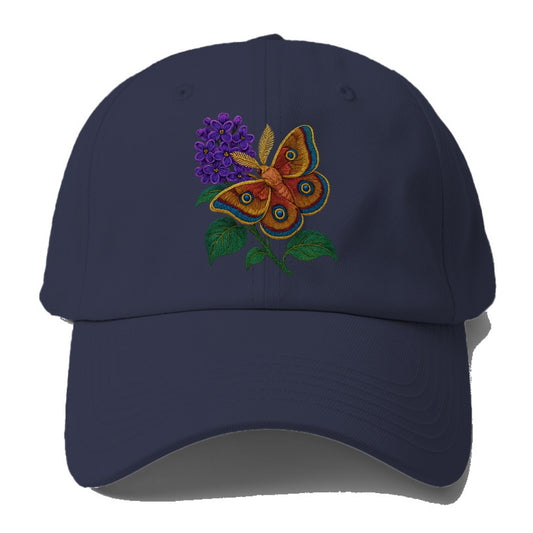 Polyphemus Moth - Baseball Cap For Big Heads - Twilight Navy(Blue)