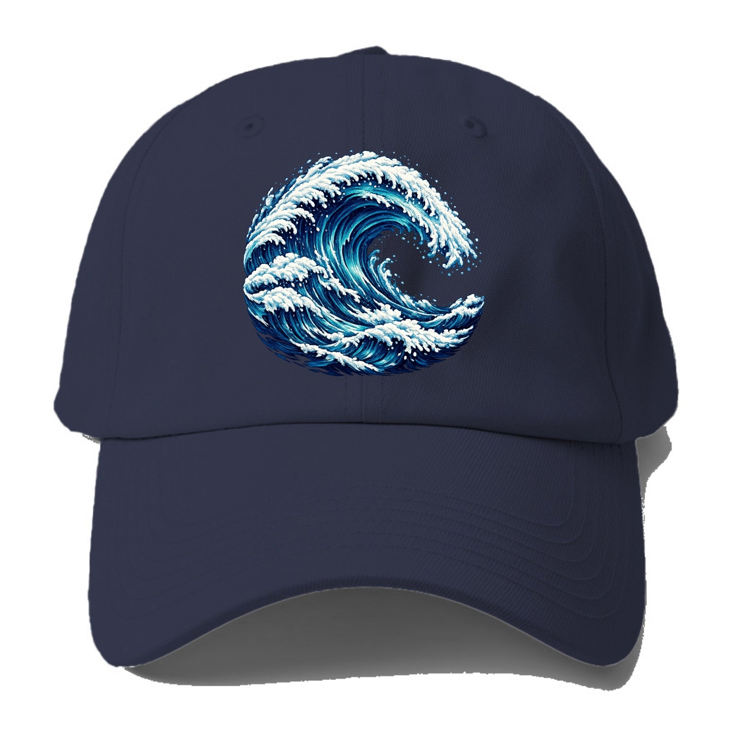 Ocean Wave - Baseball Cap For Big Heads - Twilight Navy(Blue)