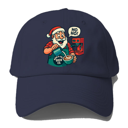 Santa Barista - Baseball Cap For Big Heads - Twilight Navy(Blue)