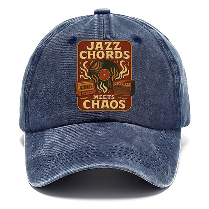 Jazz chords with hyperpop energy - "Jazz Meets Chaos" - unexpected fusion - Classic Cap - Twilight Navy(Blue)