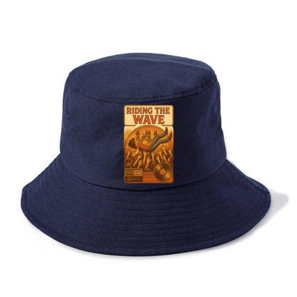 Crowd surfing at packed concert - "Riding the Wave" - concert energy - Bucket Hat - Twilight Navy(Blue)