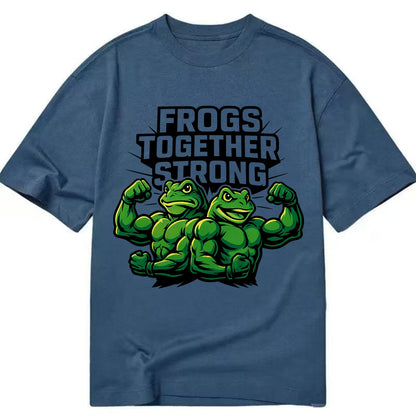 Frogs Together Strong - Classic T-shirt - Twilight Navy(Blue)