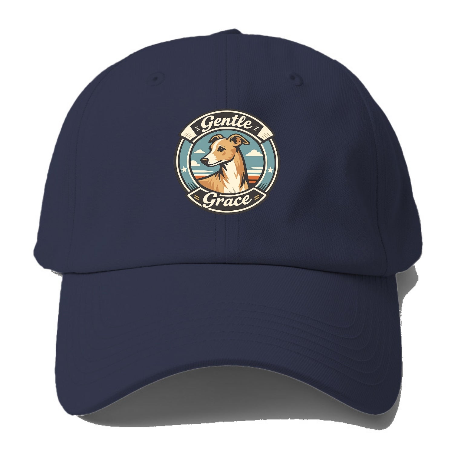 Gentle Grace of the Whippet - Baseball Cap - Twilight Navy(Blue)
