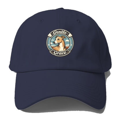 Gentle Grace of the Whippet - Baseball Cap - Twilight Navy(Blue)
